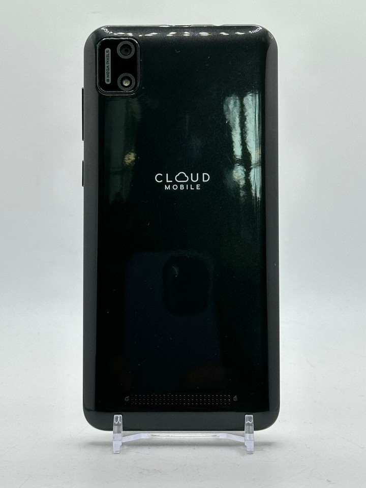Cloud Mobile Stratus C7 Black (Unlocked) Smartphone WORKS GREAT