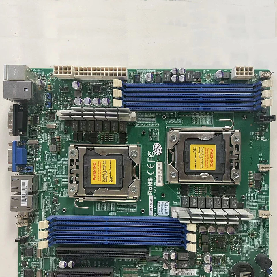 For Supermicro X9DBL-iF Intel C602 Chipset LGA 1356 DDR3 Server Motherboard - Image 2 of 4