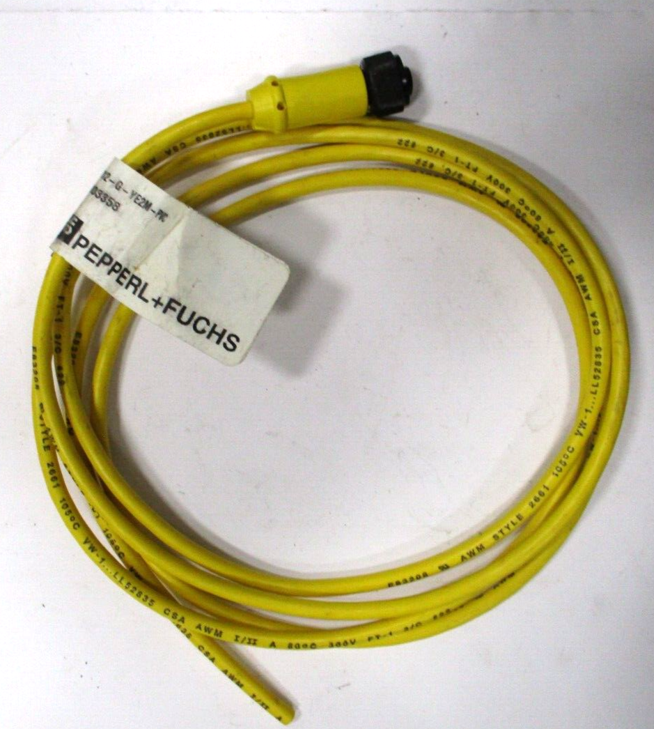 Pepperl + Fuchs V12-G-YE2M-PVC 903358 Photoelectric Sensor Cable