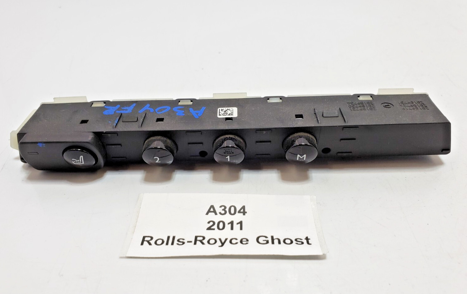 ✅ 2010-2014 OEM Rolls Royce Ghost RR4 Front Right Passenger Memory Switch Panel