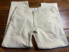 Lee Pants, Men's Size 34x30, Tan, Chino, Total Freedom, Relaxed Fit, Pockets