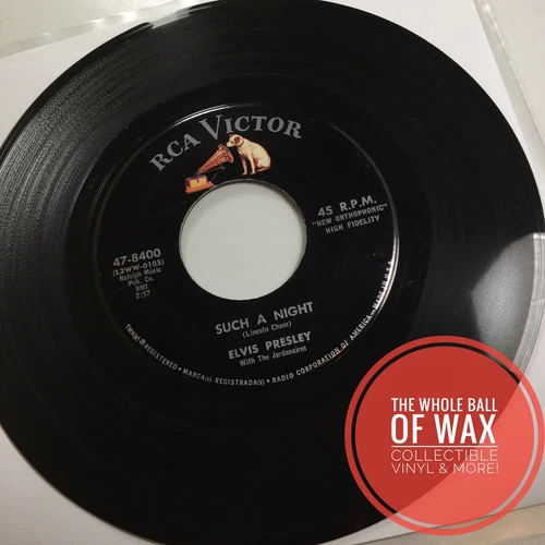 Elvis - Such A Night / Never Ending 45 EXCELLENT 1964