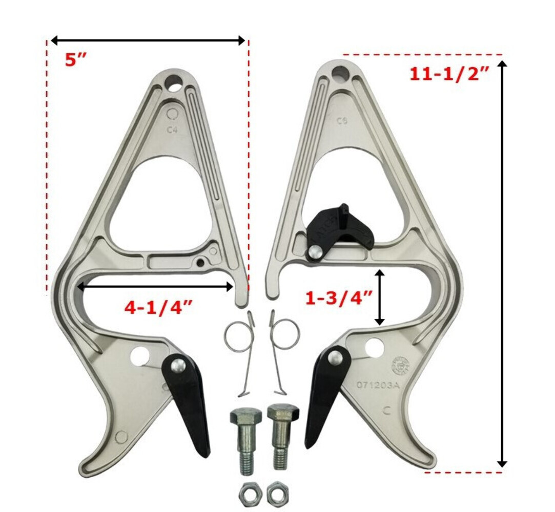 Louisville Extension Ladder Rung Lock 11.5" Kit PK100C 728865040459 eBay