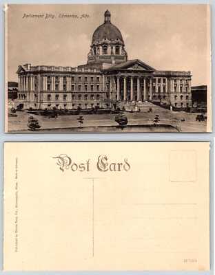 Edmonton Alberta PARLIAMONT BUILDING Postcard 4Z15