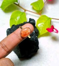 Natural Sunstone Gemstone Ring,925 Sterling Silver,Statement Ring,Gift For Her