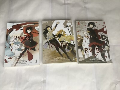 RWBY THE OFFICIAL MANGA VOLUMES 1-3