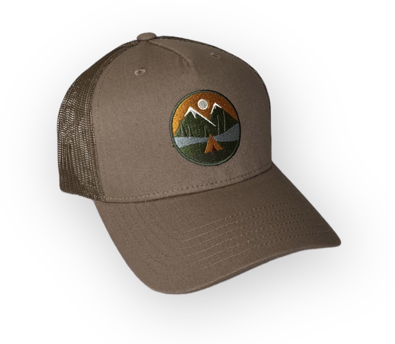 Men&rsquo;s Camping Patch Trucker Hat