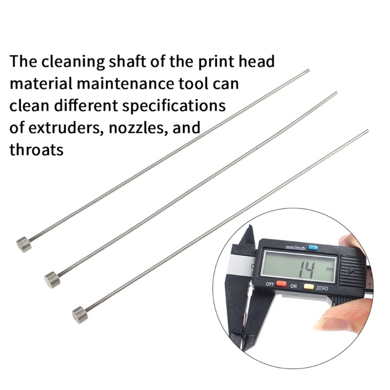 3D Printer Nozzle Cleaning Kit Stainless Steel Nozzle Cleaning Tool