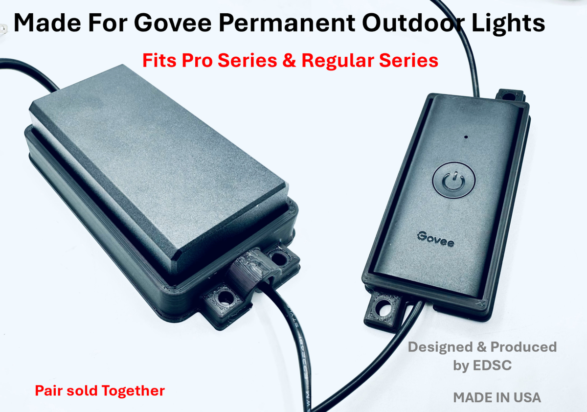 Govee Pro or Reg Permanent Outdoor Lights- BRACKET for Power Supply &  Controller