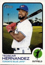 2022 Topps Heritage #357 Teoscar Hernandez