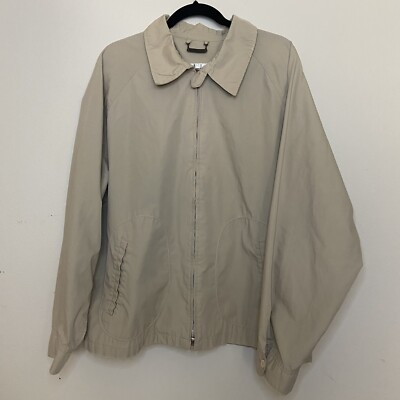 McGregor Vintage Chore Drizzler Style Jacket Men's 2XL Tan Cotton Polyester