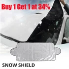 Front Rear Window Windshield Cover Car Sun Shade Car Shield Cover Snow Sheild UK