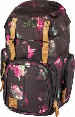 NITRO Weekender Backpack Rucksack Tasche Black Rose Schwarz