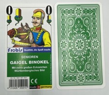 Senioren Gaigel Binokel Kartenspiele mit gro�...