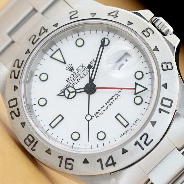 Rolex Explorer II White Men's Watch - 16570T for sale online | eBay