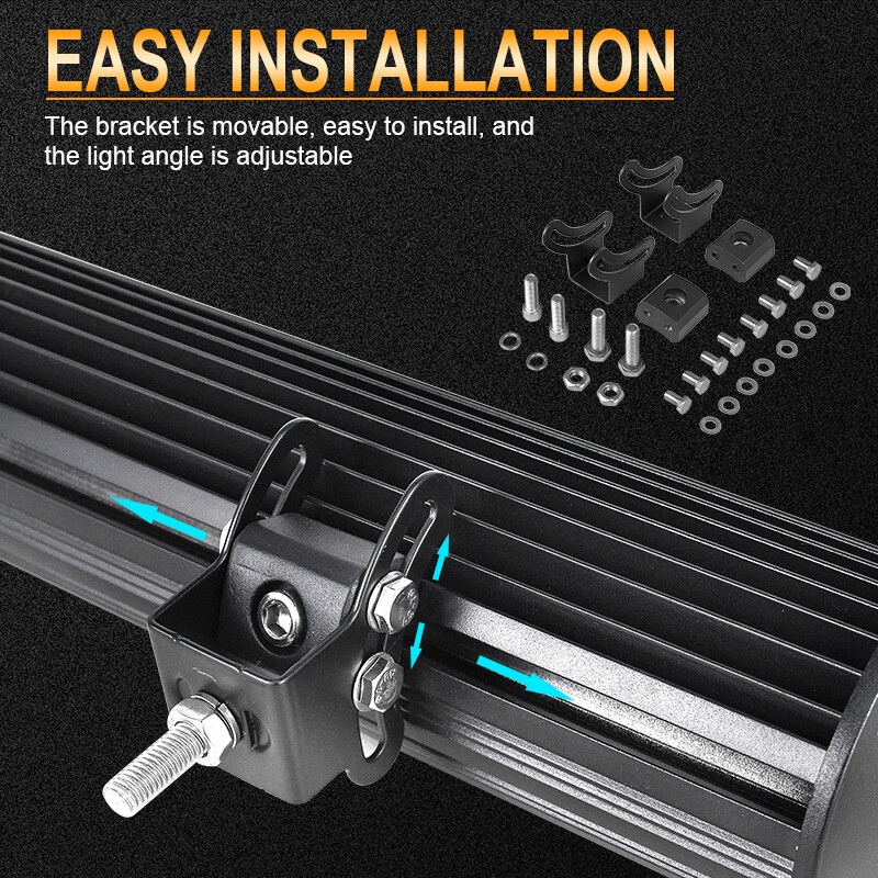 2X 44-Inch 288W LED Light Bar – Flood & Spot Combo For Offroad, UTE, SUV, Truck, 4WD