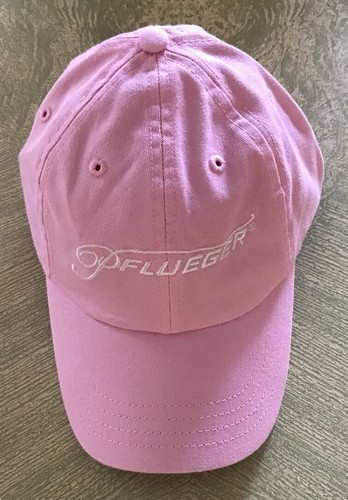 Vintage Pflueger Pink Fishing Hat 