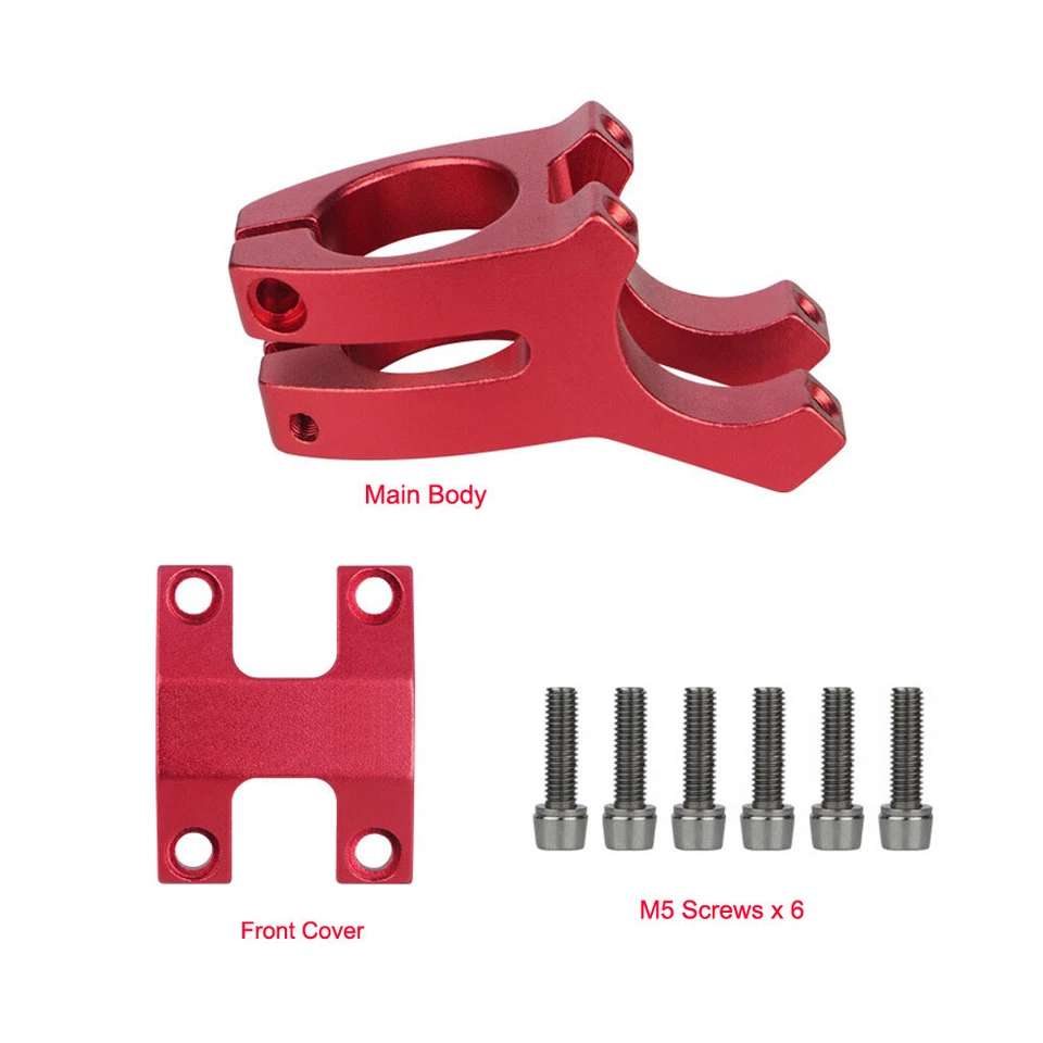 MTB Stem 25.4/31.8x28.6x45mm High-strength Short Handlebar Stem Road Bike Stem - Image 3 of 4