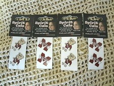 MISSISSIPPI STATE BULLDOGS Temporary Tattoo's Stick-On  Pack of 8 New in Pack