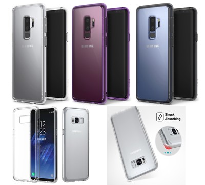 SAMSUNG GALAXY S8 S8Plus S9 S9Plus Case Clear Bumper Rubber Protective TPU W1