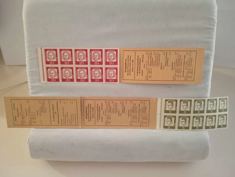 Germany And Colonies Stamp Booklets x4 ( 1946 - 1966 ) - Image 2 of 4