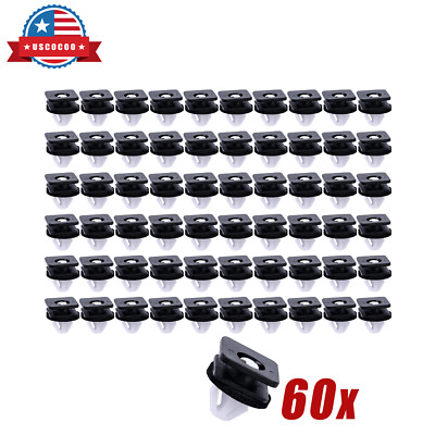 60Pcs A-Pillar Trim Front Windshield Molding Clips for Ford Explorer 2011-2019 