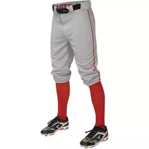 Easton Pro + Knicker Style Adult Men's Piped Braided Baseball Pants A167105 - Picture 9 of 15