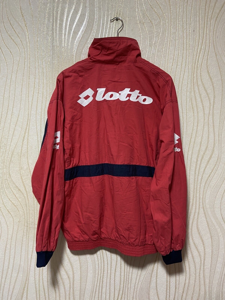 SWITZERLAND 1994 1996 SQUAD FOOTBALL SOCCER TRACK JACKET LOTTO sz