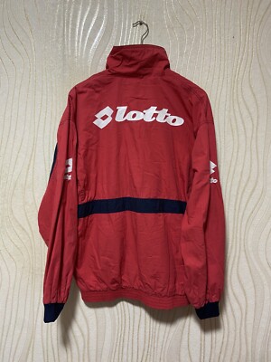 SWITZERLAND 1994 1996 SQUAD FOOTBALL SOCCER TRACK JACKET LOTTO sz