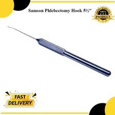 New Scanlan Samson Phlebectomy Hook 5½" Stainless Surgical