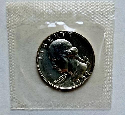1959-P Proof Washington Quarter ~ 90% Silver
