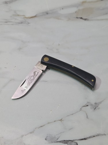 1991 Case XX USA 5 dot sod buster jr 2137 SS Black Derlin Pocket Knife Vintage