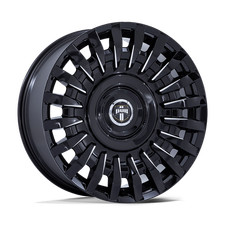 24x9 Dub Dc272 Honcho Gloss Black Milled Wheel Blank 15mm