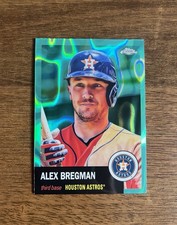 2022 Alex Bregman Topps Chrome Platinum #361 Aqua Lava Refractor /299 Astros