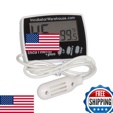 IncuTherm Plus Digital Thermometer Hygrometer for Egg Incubator