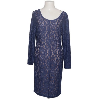 Sisley, Kleid, Größe: M, Blau/Beige, Elasthan/Polyamid/Viskose, Blumen #gFF