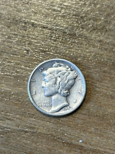 1942S Mercury Dime XF