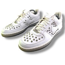 Nike Air Force 1 Downtown Spike Uk7 NIKE AF1 Trainers Sneaker Punk Spiked  (7