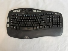 Logitech K350 Wireless Wave Ergonomic Keyboard Y-R0053 Black No USB Receiver
