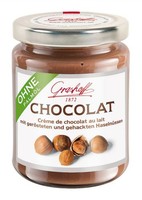 Schoko-Creme Chocolat Mit Milchschokolade Und HaselnüSsen Von Grashoff, 235G