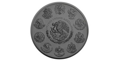 2024 Mexico Libertad Starry Night Ruthenium Edition 1 oz Silver