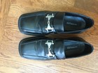 Kenneth Cole Men Black Leather Loafer Shoes 9.5 EUC Work Wedding Weekend — photo 1
