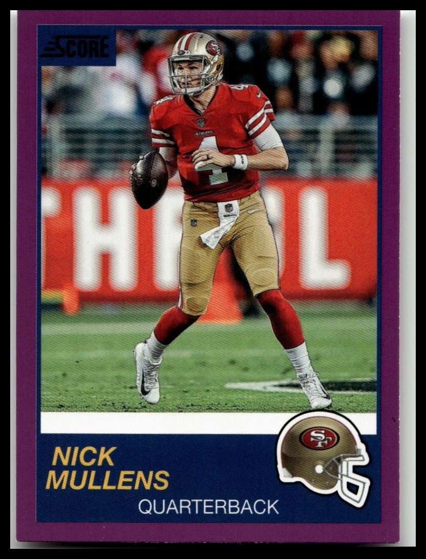 2019 Score #305 Nick Mullens Purple