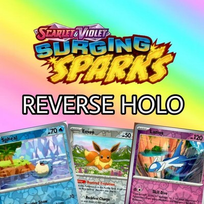 Pokemon Scarlet & Violet Surging Sparks Reverse holo (Choose your Card)