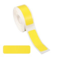 1.6x0.5" Thermal Label Stickers Print Paper, 160 Tape/Roll Yellow