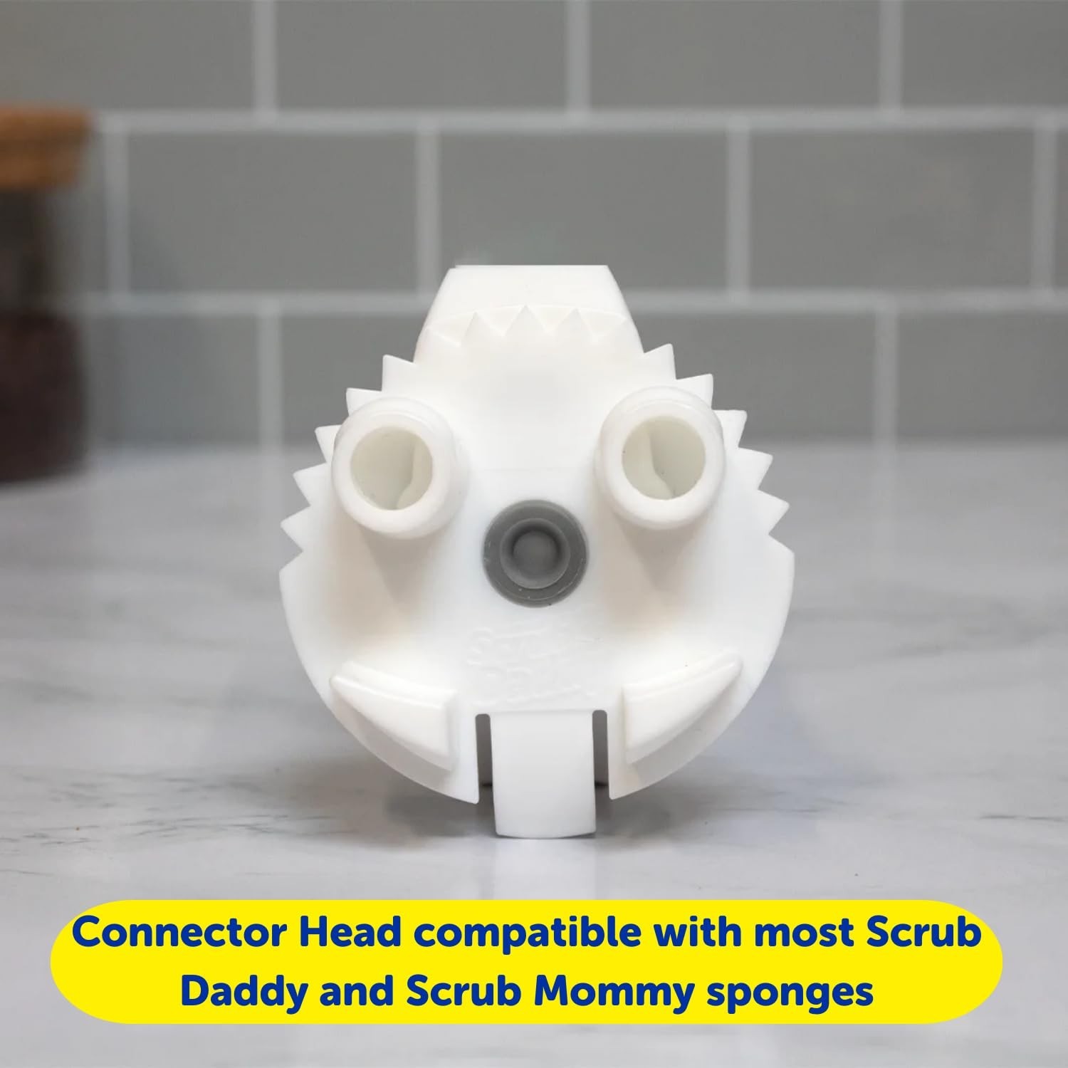 Scrub Daddy Scrub Mommy Dish Wand, Refill Heads, Sponge & Connector Head, Soa...