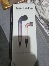 High Speed T-Type Hair Dryer for Precise Styling, Electric, Blue/Orange