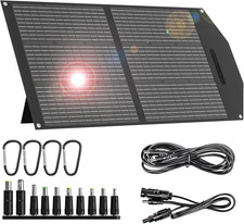 100W Portable Solar Panel; Foldable Solar Panel Charger for Power Station