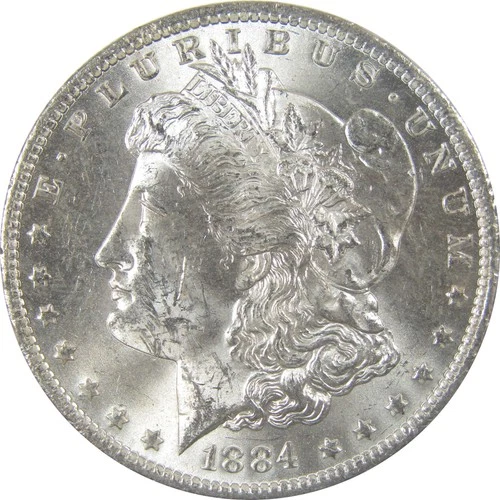 1884 O Morgan Silver Dollar Uncirculated Mint State $1 Coin SKU:I23897