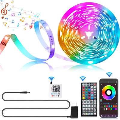 Led Lights for Bedroom 55Ft 540Leds Music Sync Color Changing Led Strip Lights w
